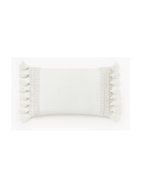 Bavlnený uterák so strapcami Adrian, Lomená biela, Š 30 x D 50 cm