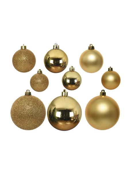 Set palline di Natale infrangibili Mona 30 pz, Dorato, Set in varie misure
