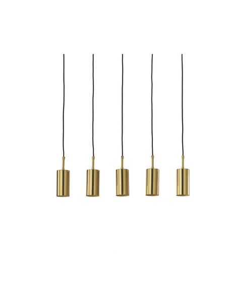 Lampada a sospensione grande Arvo, Paralume: metallo rivestito, Baldacchino: metallo rivestito, Ottonato, Larg. 75 x Alt. 24 cm