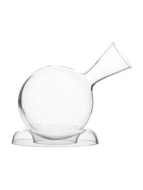 Decantador de cristal artesanal Vulkanos Earth, 750 ml, Cristal, Transparente, Al 29 cm