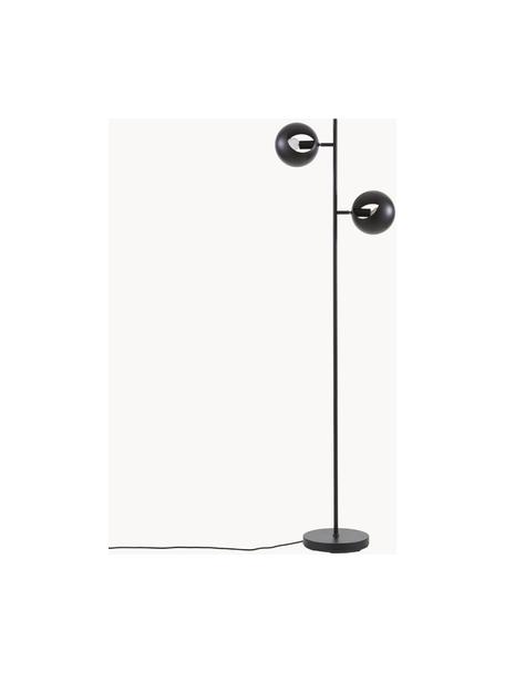 Lámpara de lectura Edgar, Pantalla: metal pintado, Cable: plástico, Negro, Al 145 cm