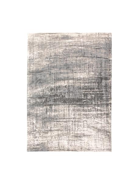 Tappeto di design Griff, Tessuto: Jacquard, Retro: Miscela di cotone, rivest, Tonalità grigie, beige, Larg. 80 x Lung. 150 cm (taglia XS)