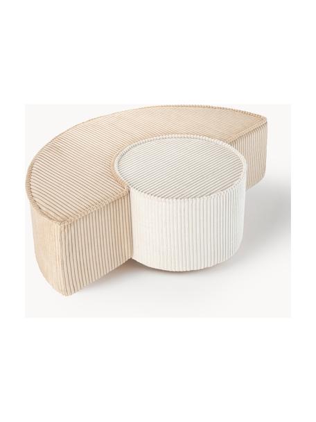 Spiel-Set Arch aus Cord, 2-tlg., Bezug: Cord (100 % Polyester) au, Cord Beige, Weiss, B 92 x H 26 cm