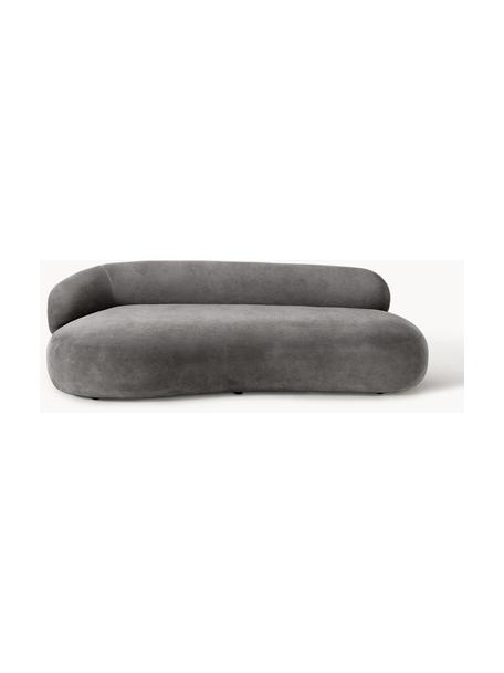 Sofa Alba (3-osobowa), Tapicerka: 97% poliester, 3% nylon D, Stelaż: lite drewno świerkowe, sk, Nogi: tworzywo sztuczne Ten pro, Taupe tkanina, S 235 x G 114 cm, oparcie lewostronne