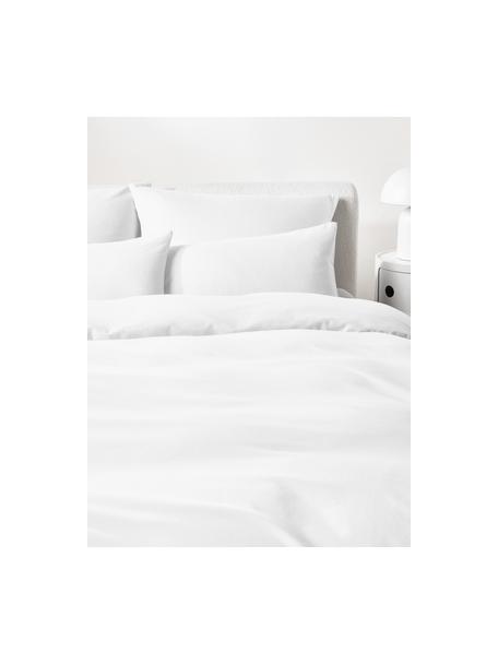 Flanell-Bettdeckenbezug Biba, Webart: Flanell Flanell ist ein k, Weiß, B 200 x L 200 cm
