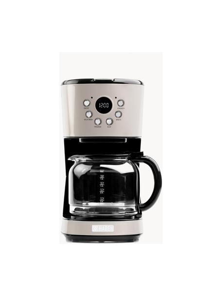 Koffiemachine Drip, Pot: glas, Mat beige, zwart, B 28 x H 36 cm
