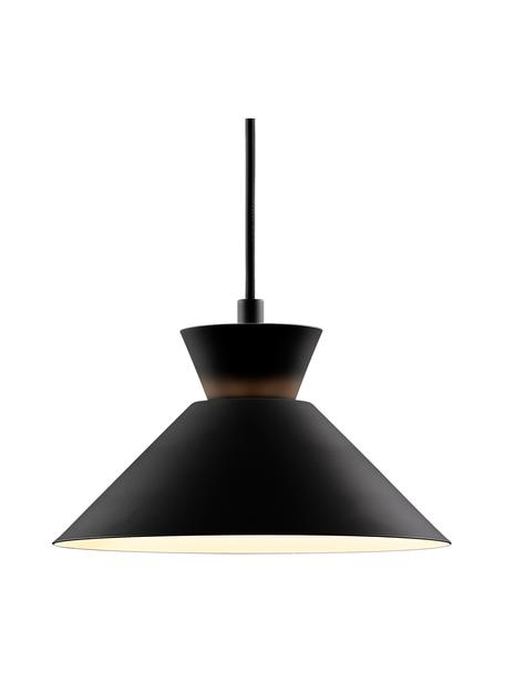 Lampa wisząca Dial, Czarny, Ø 25 x W 14 cm