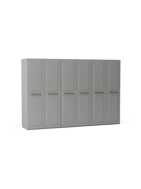 Modulárna šatníková skriňa Charlotte, šírka 300 cm, niekoľko variantov, Sivá, V 200 cm, Basic