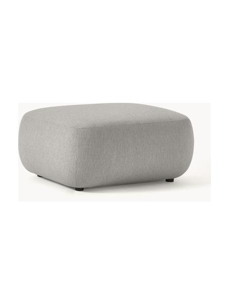 Pouf Sofia, Tissu gris, larg. 99 x prof. 78 cm