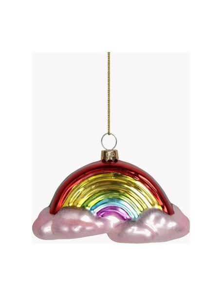 Adorno navideño Rainbow, Vidrio, Multicolor, An 11 x Al 6 cm