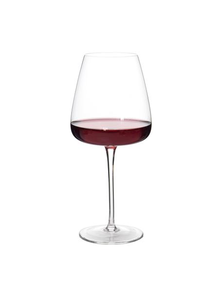 Bicchiere vino rosso in vetro soffiato Ellery 4 pz, Vetro, Trasparente, Ø 11 x Alt. 23 cm