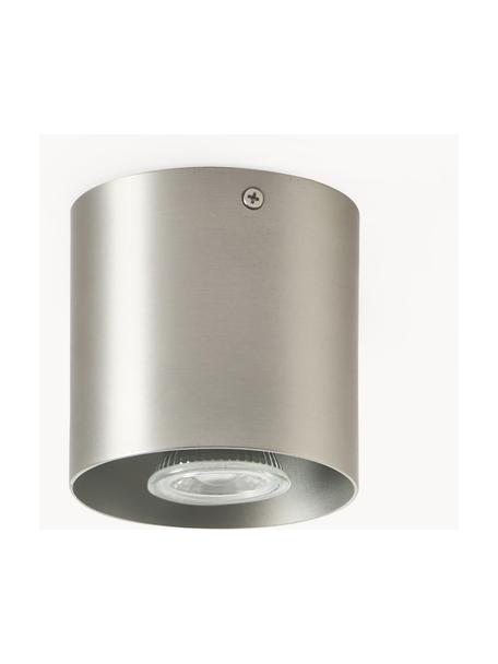 Faretto da soffitto Roda, Metallo verniciato a polvere, Argentato, Ø 10 x Alt. 10 cm