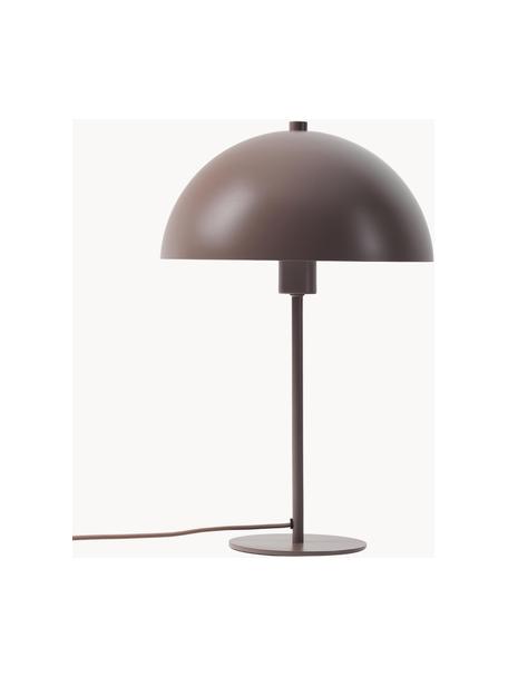 Lampada da tavolo Matilda, Paralume: metallo verniciato a polv, Base della lampada: metallo verniciato a polv, Marrone, Ø 29 x Alt. 45 cm
