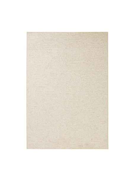 Kulatý koberec s viditelnou strukturou Lyon, Krémová, melanž, Š 100 cm, D 140 cm (velikost XS)