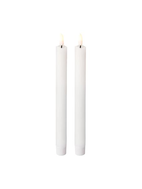 Stolní LED svíčky Bonna, 2 ks, Vosk, Bílá, Ø 2 cm, V 24 cm