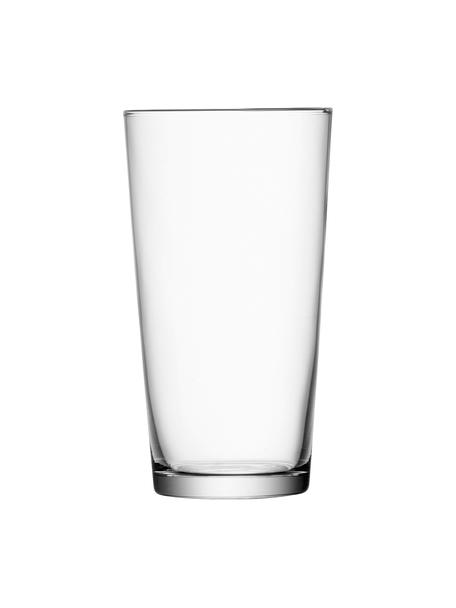 Bicchiere acqua filigranati in vetro sottile Gio 4 pz, Vetro, Trasparente, Ø 7 x Alt. 13 cm, 320 ml