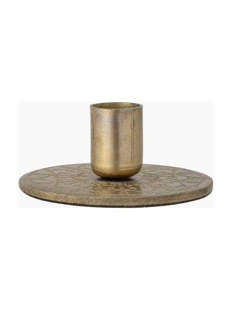 Weihnachtskerzenhalter Mariella, Ø 6 cm, Metall, beschichtet, Goldfarben, Ø 6 x H 3 cm