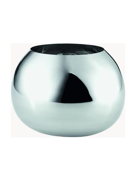 Vase Bella, Ø 16 cm, Edelstahl, beschichtet, Silberfarben, Ø 16 x H 12 cm