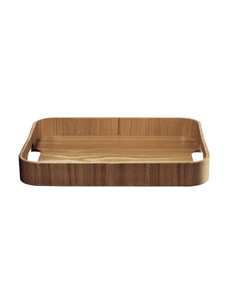 Holz-Serviertablett Wood, L 35 x B 27 cm, Weidenholz, Dunkles Holz, L 35 cm, B 27 cm