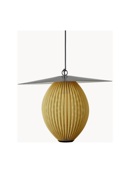 Zewnętrzna lampa wisząca Satellite, różne rozmiary, Ochrowy, czarny, Ø 27 x W 39 cm