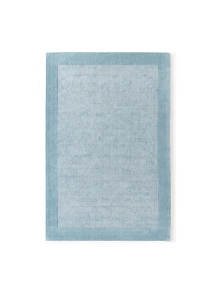 Koberec s nízkým vlasem Kari, 100 % polyester, certifikace GRS, Odstíny modré, Š 120 cm, D 180 cm (velikost S)
