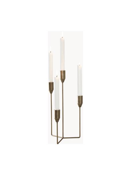Candelabro Lisa, Metal recubierto, Dorado, An 18 x Al 36 cm