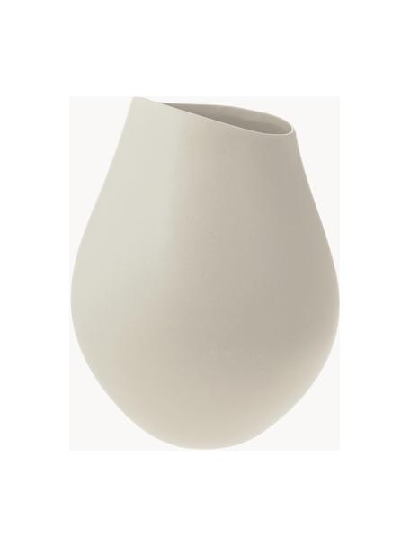 Vase fait main grès cérame blanc crème Opium, Grès cérame, Beige clair, Ø 29 x haut. 36 cm