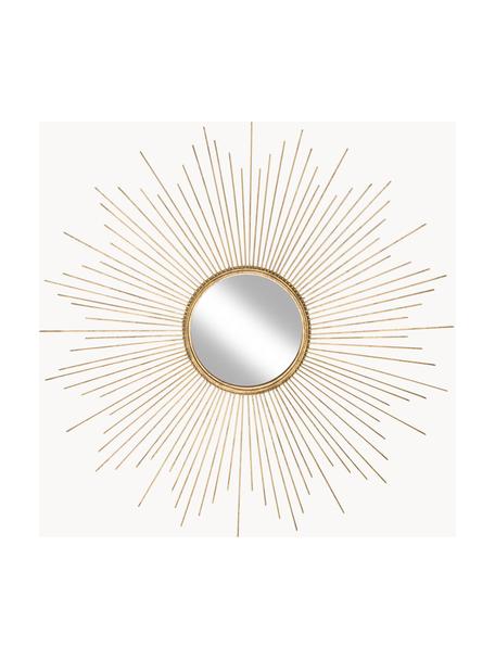 Sonnenspiegel Ella, Rahmen: Metall, beschichtet, Goldfarben, Ø 104 x T 3 cm