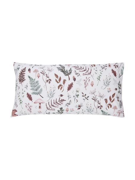 Poszewka na poduszkę z perkalu organicznego Mushroom od Candice Gray, 2 szt., Wielobarwny, S 40 x D 80 cm