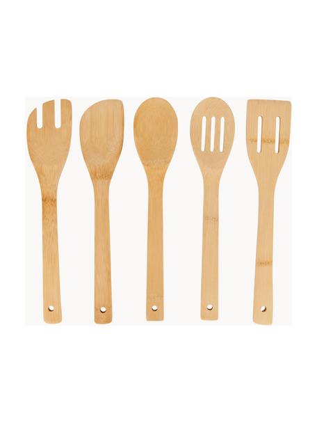 Set x 15 Utensilios de cocina en silicona y madera - Beige