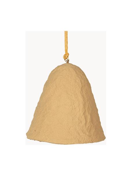 Kerstboomhanger Pulp, 2 stuks, Katoen, Bruin, Ø 6 x H 6 cm