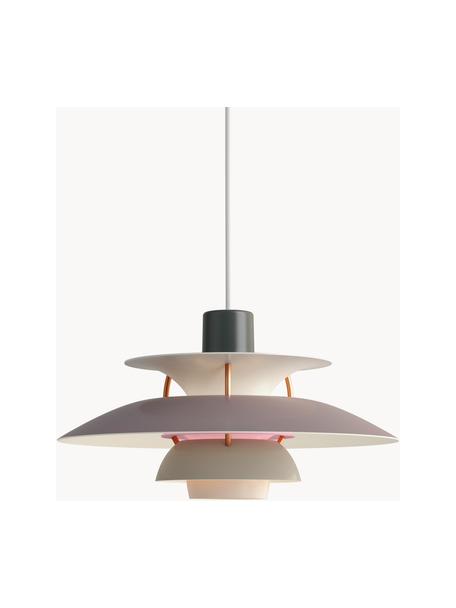 Hanglamp PH 5 Mini, Lampenkap: gecoat metaal, Grijstinten, goudkleurig, Ø 30 x H 16 cm