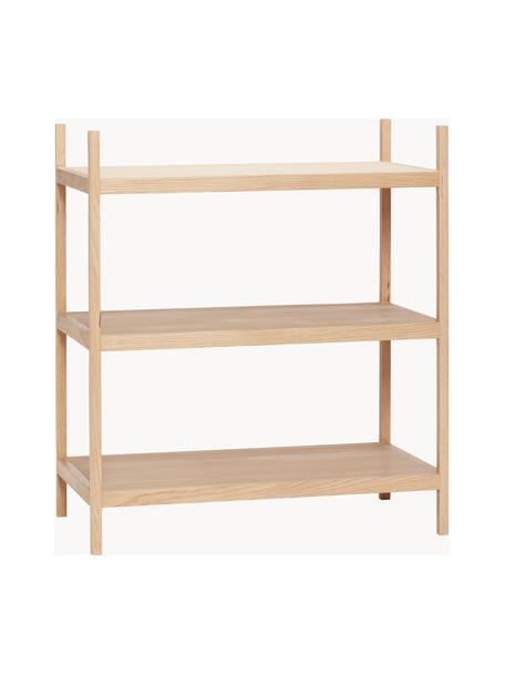 Houten wandrek Library, Eikenhoutfineer, eikenhout, Eikenhout, B 80 x H 90 cm