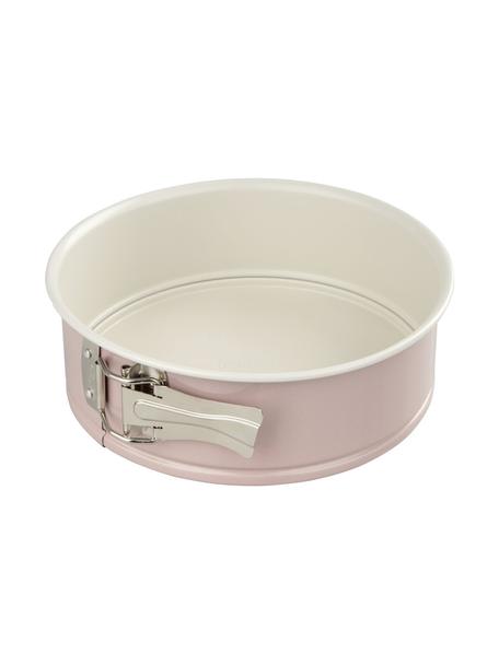 Molde para horno desmontable antiadherente Rosalie, Acero con revestimiento antiadherente reforzado con cerámica, Rosa, crema, Ø 20 x Al 7 cm