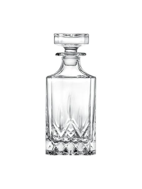 Kristallen karaf Opera met reliëf, 750 ml, Kristalglas, Transparant, H 19 cm, 750 ml