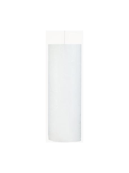 Candela a pilastro fatta a mano Rustic, Cera, Bianco, Ø 7 x Alt. 20 cm