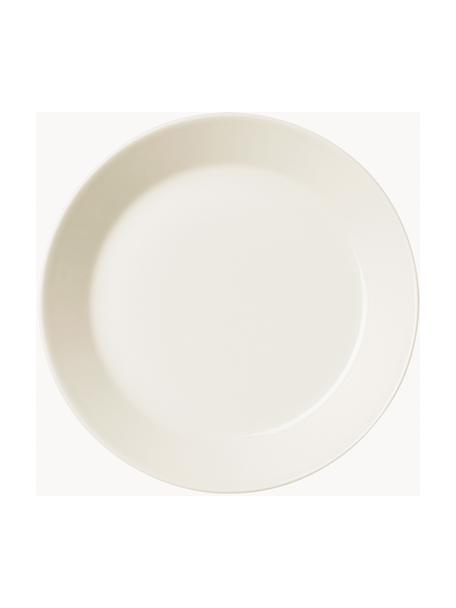 Plato postre de porcelana Teema, Porcelana vitro, Blanco Off White, Ø 18 cm