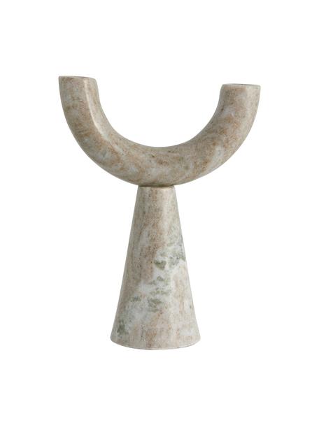 Marmor-Kerzenhalter Rif in Beige, Marmor, Beige, B 20 x H 27 cm
