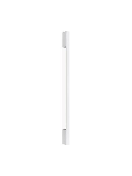 Grote LED wandlamp Riset, handgemaakt, Gecoat metaal, Wit, D 7 x H 120 cm