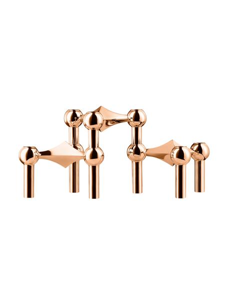 Set 3 candelabri Stoff Nagel, Metallo rivestito, Rosa dorato, Ø 10 x Alt. 7 cm ciascuno