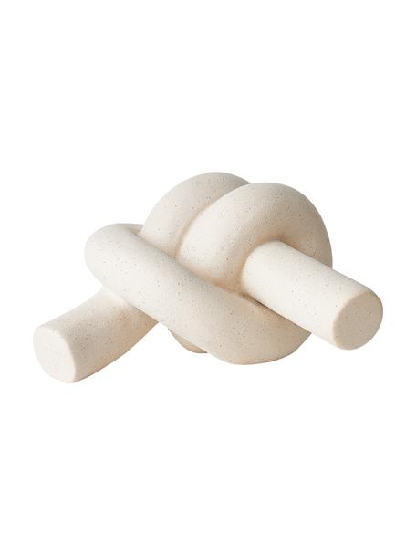 Handgemaakt decoratief object Nodo, Keramiek, Beige, B 23 cm, H 12 cm