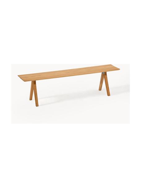 Banc de jardin artisanal en bois de teck Loft, tailles variées, Bois de teck, Bois de teck, larg. 180 x prof. 38 cm