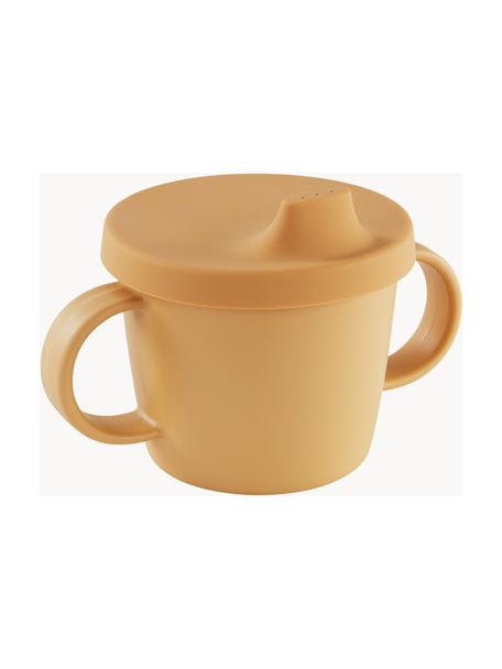 Drinkbeker Sassen, Beker: PLA (biobased plastic), Zonnengeel, Ø 8 x H 7 cm, 200 ml