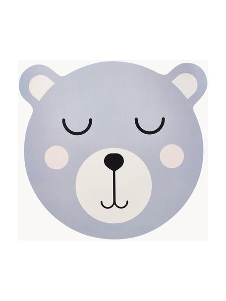 Placemat Bear, Kunststof, Tinten blauwgrijs, B 37 x L 37 cm