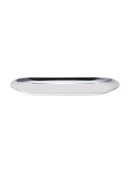 Dekorativní tác Samu, Nerezová ocel, Stříbrná, Š 10 cm, D 23 cm