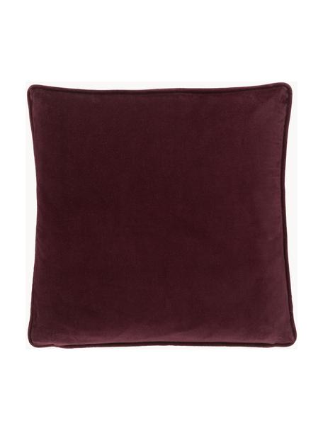 Copricuscino in velluto Dana, 100% velluto di cotone

Il materiale utilizzato in questo prodotto è stato testato per le sostanze nocive e certificato secondo lo STANDARD 100 by OEKO-TEX®, 21.HCN.84376, Hohenstein, Prugna, Larg. 40 x Lung. 40 cm