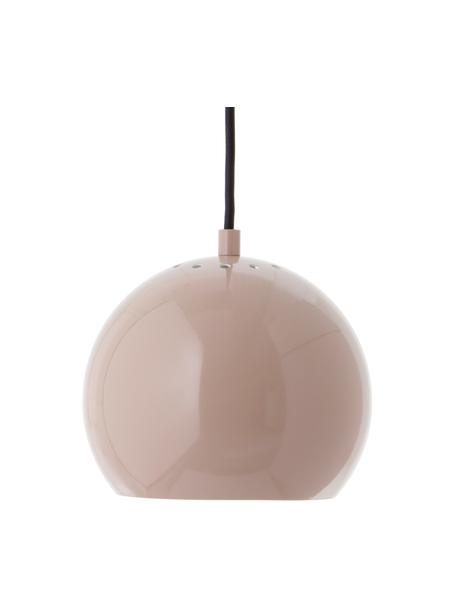 Lampa wisząca Ball, odcienie beżu, czarny, biały, Ø 18 x W 16 cm