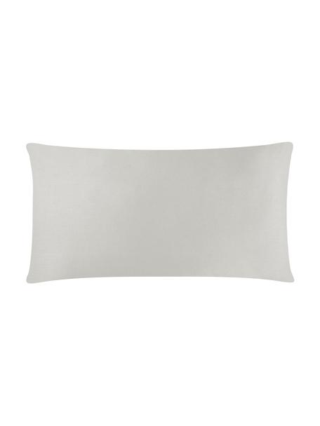 Funda de almohada de satén Comfort, 45 x 85 cm, Gris claro, An 45 x L 85 cm