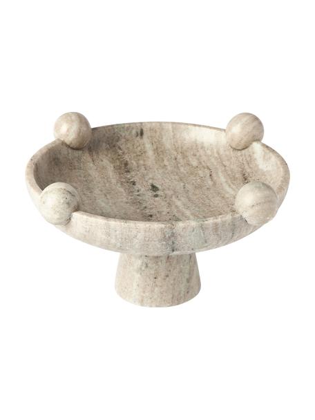 Dekoschale Bonnie aus Marmor, Marmor, Braun, marmoriert, Ø 27 x H 14 cm