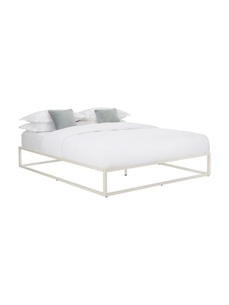 Metallbett Neptun, Metall, pulverbeschichtet, Beige, B 140 x L 200 cm